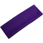 Látková elastická čelenka - tmavě fialová - 6,5cm – Zboží Dáma