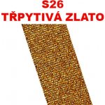 Stuha třpytivá zlatá – Sleviste.cz