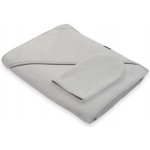 New Baby Dětská froté osuška s kapucí BASIC 100x100 šedá – Zboží Dáma