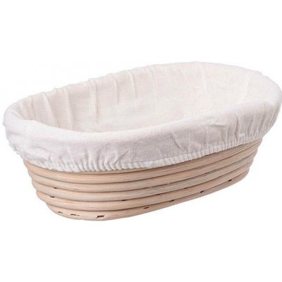 ČistéDřevo Oválná ratanová ošatka 17 x 12 x 8 cm – Sleviste.cz