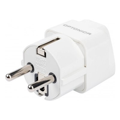Optonica Travel Adaptér - Redukce - UK na EU 220V 10A 1000W - IRON – Zboží Živě