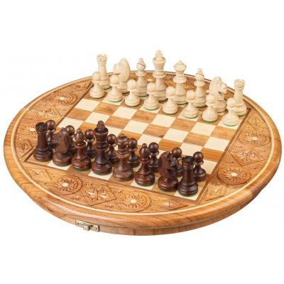 Dřevěné šachy rubínové třešeň – Zbozi.Blesk.cz