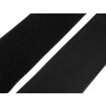 Suchý zip háček + plyš šíře 100 mm METRÁŽ - 2 černá – Sleviste.cz