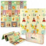 NILS Fun Dětská skládací pěnová podložka MD04 ZOO – Zboží Mobilmania