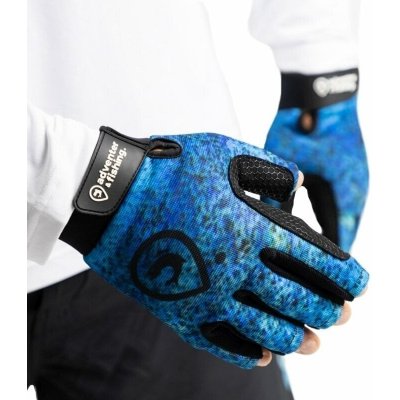 Adventer & fishing Rukavice Saltwater Short Gloves Bluefin Trevally – Zboží Mobilmania