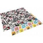 Bocioland Skládací pěnová podložka oboustranná Happy day – Zboží Dáma