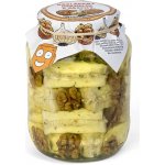 Dobrotyspribehem.cz Nakládaný hermelín s ořechy 1,5 kg – Zboží Dáma