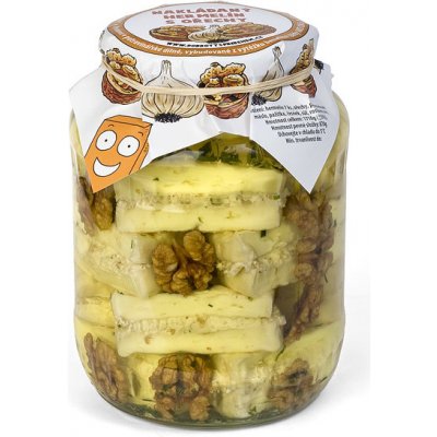 Dobrotyspribehem.cz Nakládaný hermelín s ořechy 1,5 kg – Zboží Dáma