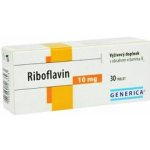 GENERICA Riboflavin 10 mg tablet 30 kapslí – Hledejceny.cz