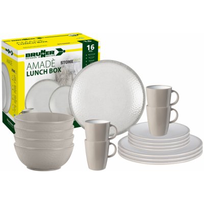 Brunner Jídelní sada nádobí Amade 16 dílná – Zboží Mobilmania