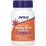 Now Foods Methyl B-12 methylkobalamin 10,000 mcg 60 pastilek – Hledejceny.cz