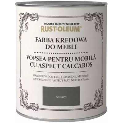 Rust-Oleum Barva na nábytek křídový mat 0,75 l antracit – Zboží Mobilmania