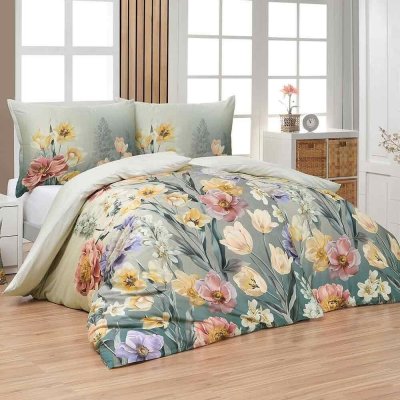 Matějovský povlečení Elara Bavlněný satén digitál 140x200 70x90 – Zboží Dáma