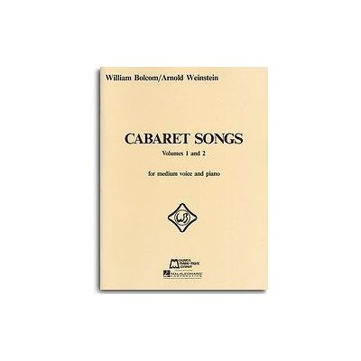 William Bolcom Cabaret Songs Volumes 1 And 2 noty, střední hlas, klavír – Hledejceny.cz