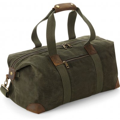 Quadra Taška z voskovaného plátna QD650 Olive Green 48 x 26 x 24 cm – Zbozi.Blesk.cz