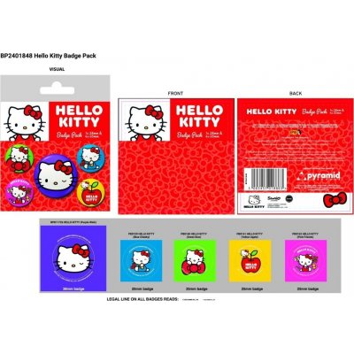 EPEE Set odznaků Hello Kitty – Hledejceny.cz