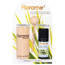 Florame Difuzér provensálský dřevěný + éterický olej Citronela 10 ml