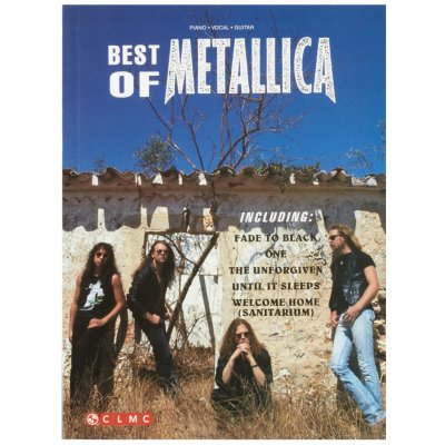 Best of Metallica (noty na klavír, zpěv, akordy na kytaru)