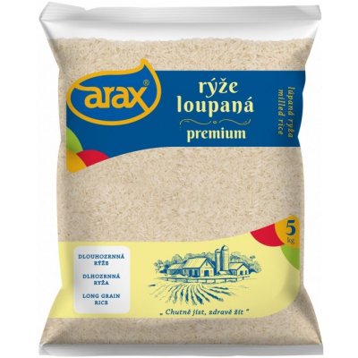 Arax Rýže bílá dlouhozrnná 5 kg – Sleviste.cz