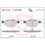 P 06 076 BREMBO Sada brzdových destiček, kotoučová brzda | Zboží Auto