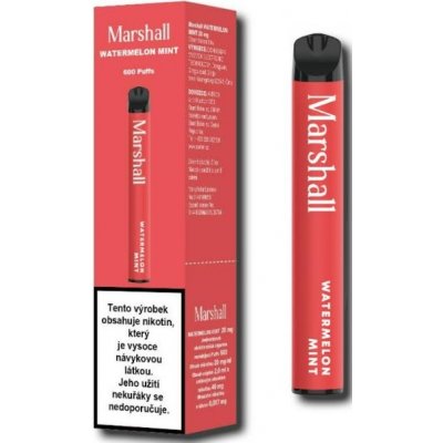 Marshall Watermelon Mint 20 mg 800 potáhnutí 1 ks – Zboží Dáma