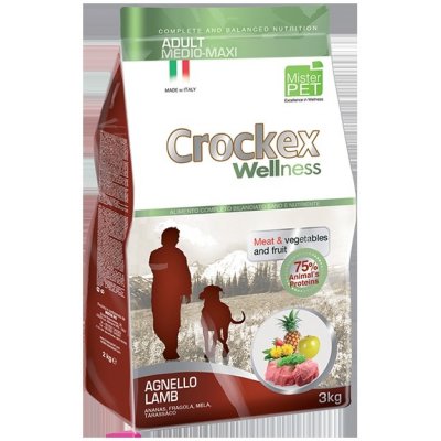 Crockex Wellness Adult Medium & Maxi Lamb Rice Low Grain 12 kg