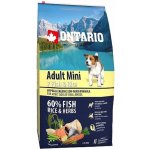 Ontario Adult Mini 7 Fish & Rice 6,5 kg – Sleviste.cz