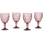 HOMLA LUNO sklenice na růžové víno 748219 4 x 340 ml – Zboží Mobilmania