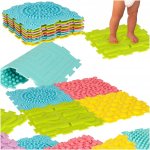 Creative Corner senzorická podložka montessori pro masáž nohou 8 dílků barevné puzzle – Zboží Dáma