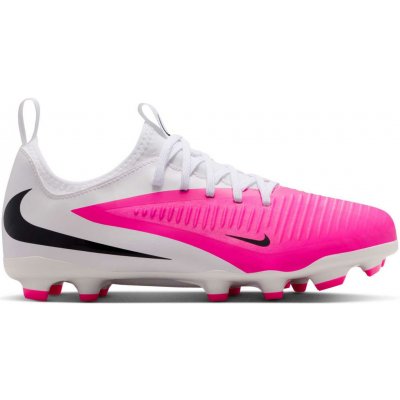 Nike JR PHANTOM 6 LOW ACADEMY FG/MG Bílá Růžová Černá – Zboží Dáma