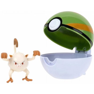 Jazwares Pokémon Clip N Go Poké Ball Mankey + Nest Ball – Zbozi.Blesk.cz