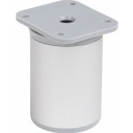 Walteco Nábytková noha kulatá, průměr 40 mm výška 60 mm plast 50008 – Zboží Mobilmania
