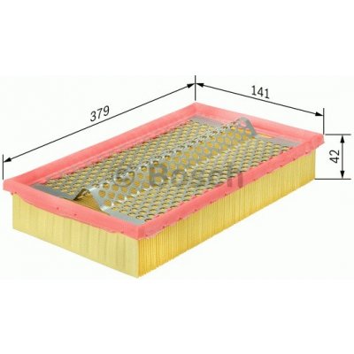 Vzduchový filtr Bosch 1 457 433 257 – Hledejceny.cz