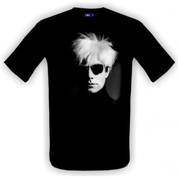 Tričko s potiskem Andy Warhol pánské Černá