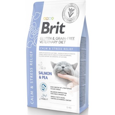 Brit Veterinary Diets Cat GF Calm & Stress Relief 5 kg