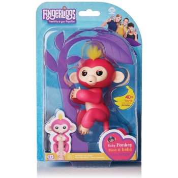 WowWee Fingerlings Małpka Bella Różowy