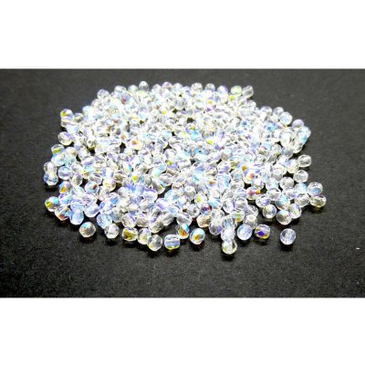 CZ Broušené korálky, kulička 3mm, barva 00030/28701 – Zboží Dáma