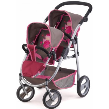 Bayer design Twin Jogger šedá/fialová