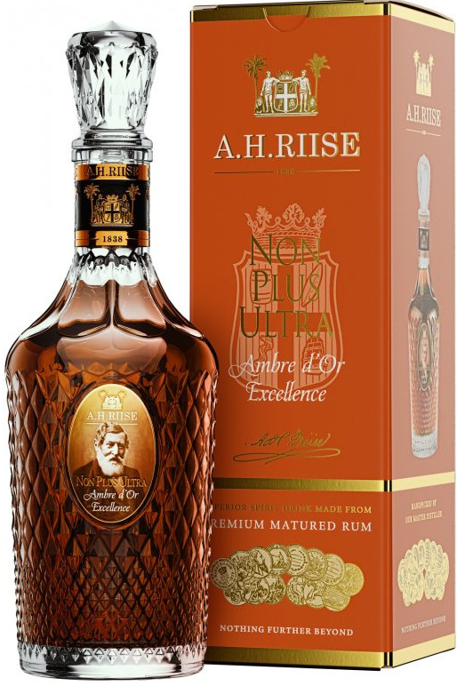 A.H. Riise Non Plus Ultra Ambre d'Or Excellence 42% 0,7 l (kazeta)
