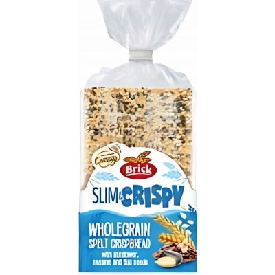 Brick Slim&Crispy Celozrnné křehké plátky se semínky 130 g – Hledejceny.cz