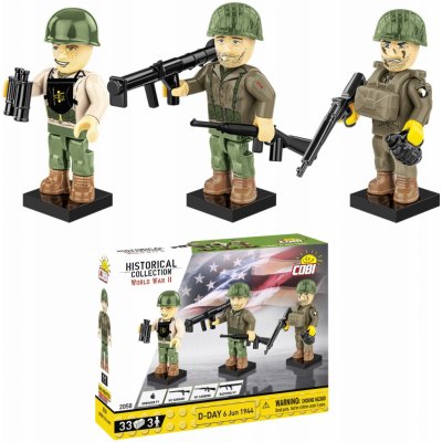 COBI 2058 3 figurky s doplňky D-DAY 1944 – Hledejceny.cz