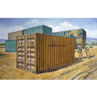 Italeri Model Kit doplňky 6516 20 MILITARY CONTAINER 1:35 – Hledejceny.cz