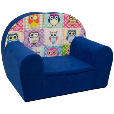 Fimex Dětské křesílko Sovičky modré – Sleviste.cz