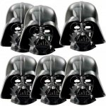 Papírová maska na tvář Star Wars Hvězdné Války Darth Vader papírová 22 x 36 cm CurePink – Sleviste.cz
