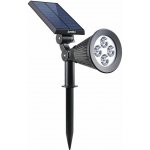 Zahradní LED solární lampa skleněné koule s barevnou změnou osvětlení – Hledejceny.cz