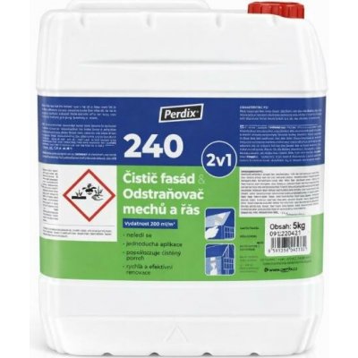Čistič fasád & Odstraňovač mechů a řas PERDIX, 2 v 1 - 5kg – Hledejceny.cz
