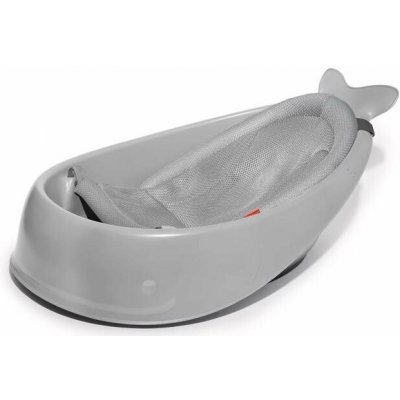 SKIP HOP Moby 3fázová vanička s ergonomickou podložkou šedá – Hledejceny.cz