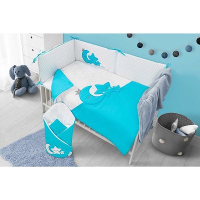 Belisima povlečení Magic Stars tyrkysové 90 x 120 cm – Zboží Dáma
