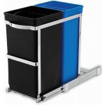 Simplehuman CW1016 Vestavný na tříděný odpad 20/15 l výsuvný lesklá ocel /plast – Hledejceny.cz