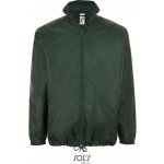 Sol's základní lehká větrovka kapucí v límci a kapsami na zip zelená lesní – Hledejceny.cz